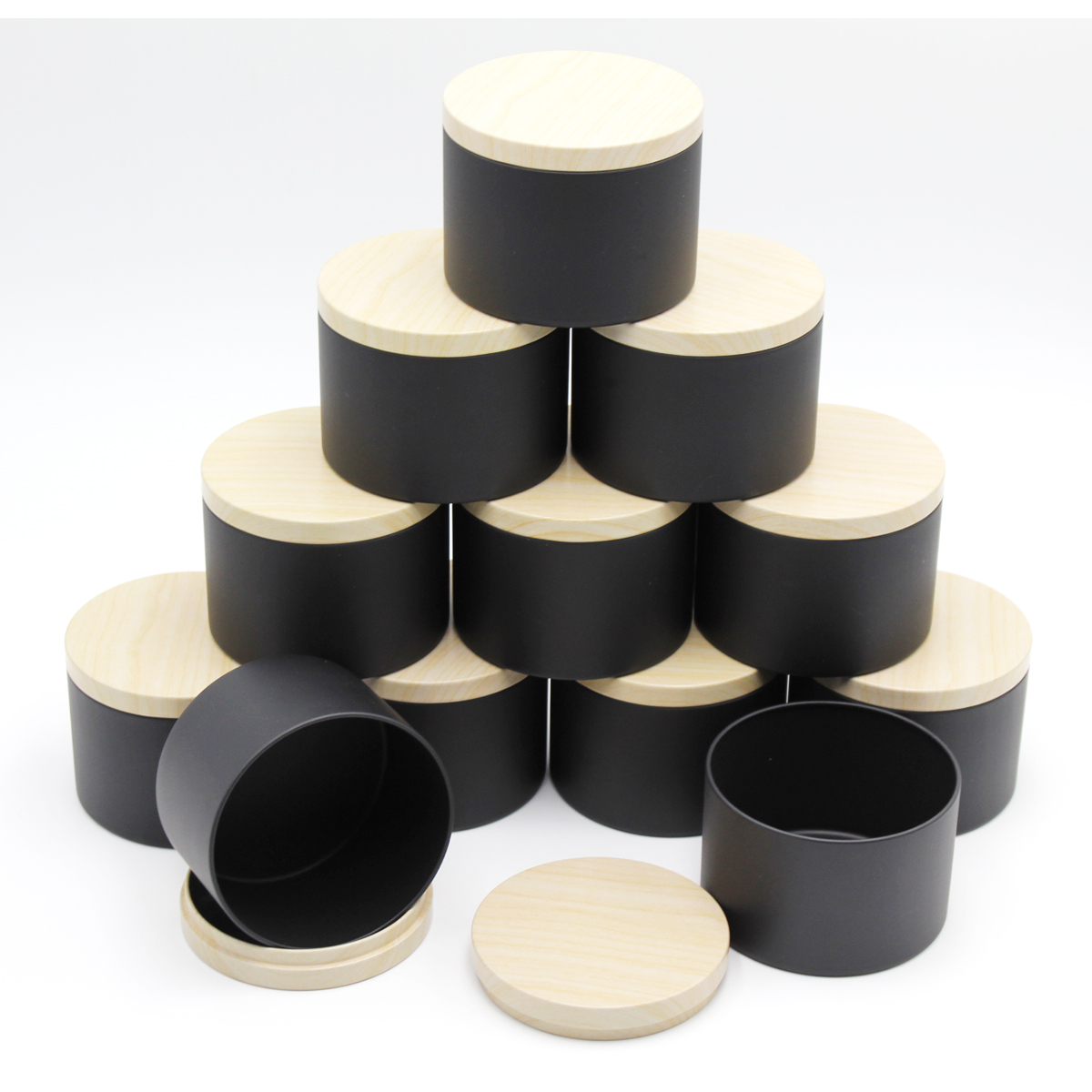 Candle Making Supplies Jars - 12pcs 4oz Candle Tins With Lids,
