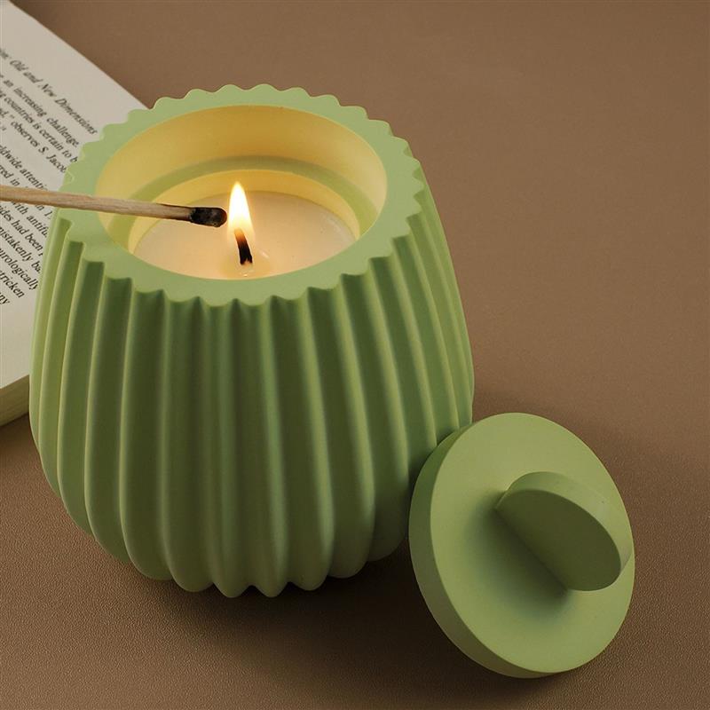 Plaster Cup Scented Candle Sil - Candle Making Supplies Jars reseña y precio