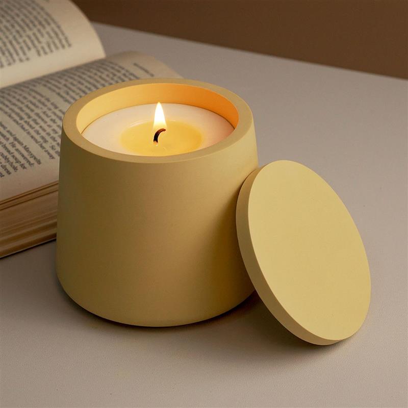 Plaster Cup Scented Candle Sil - Candle Making Supplies Jars reseña y precio