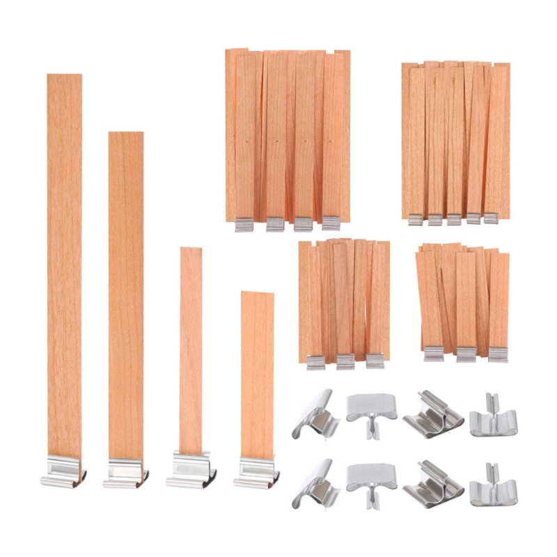 30/50pcs Wooden Candle Wick Se - Candle Making Supplies Jars reseña y precio