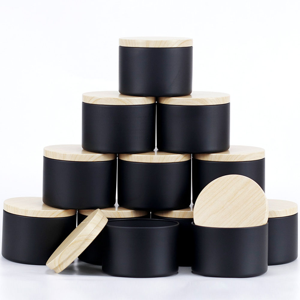24pcs 4oz Black Candle Jars ,R - Candle Making Supplies Jars reseña y precio