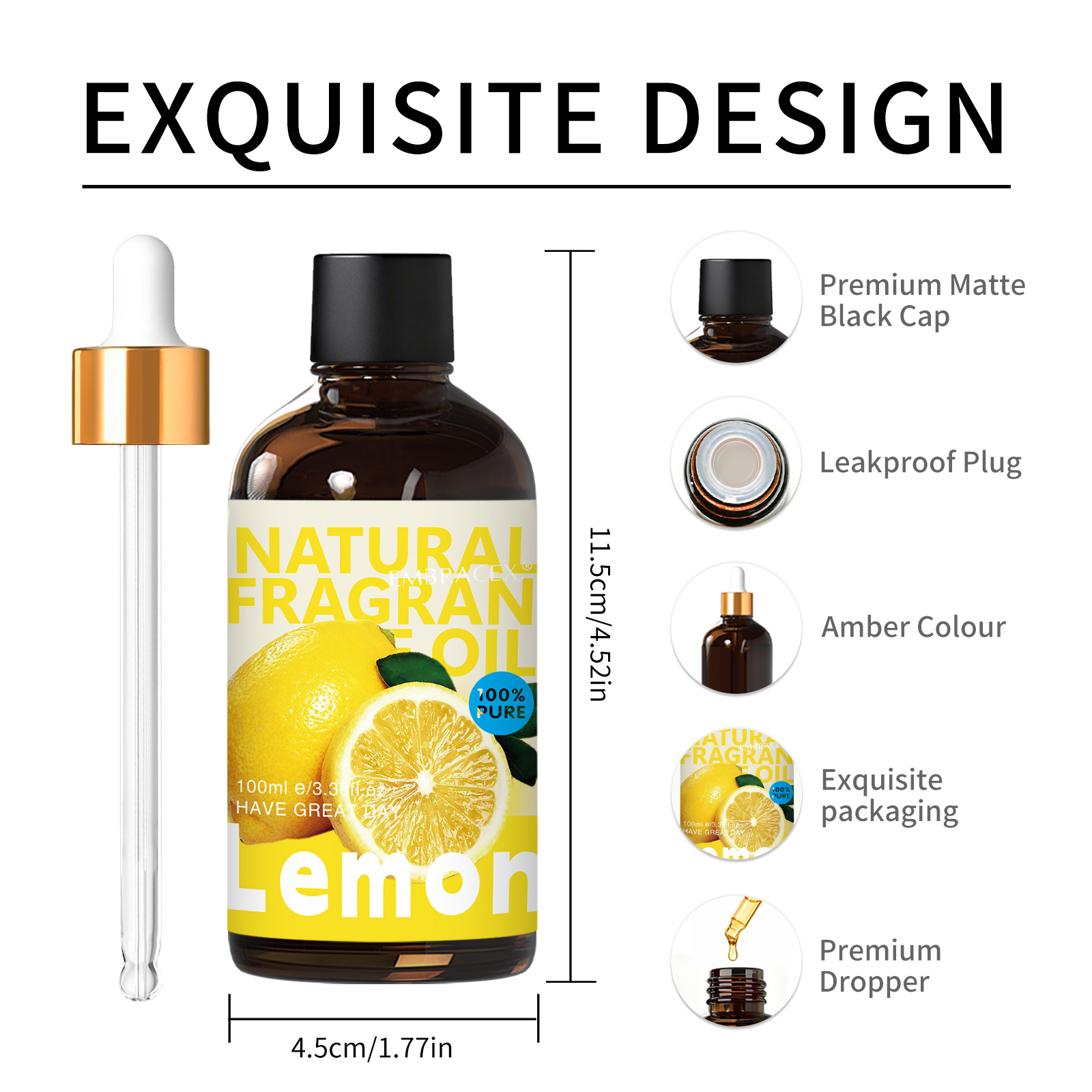 100ml Lemon Essential Oil Car  - Candle Supplies Essential Oils reseña y precio