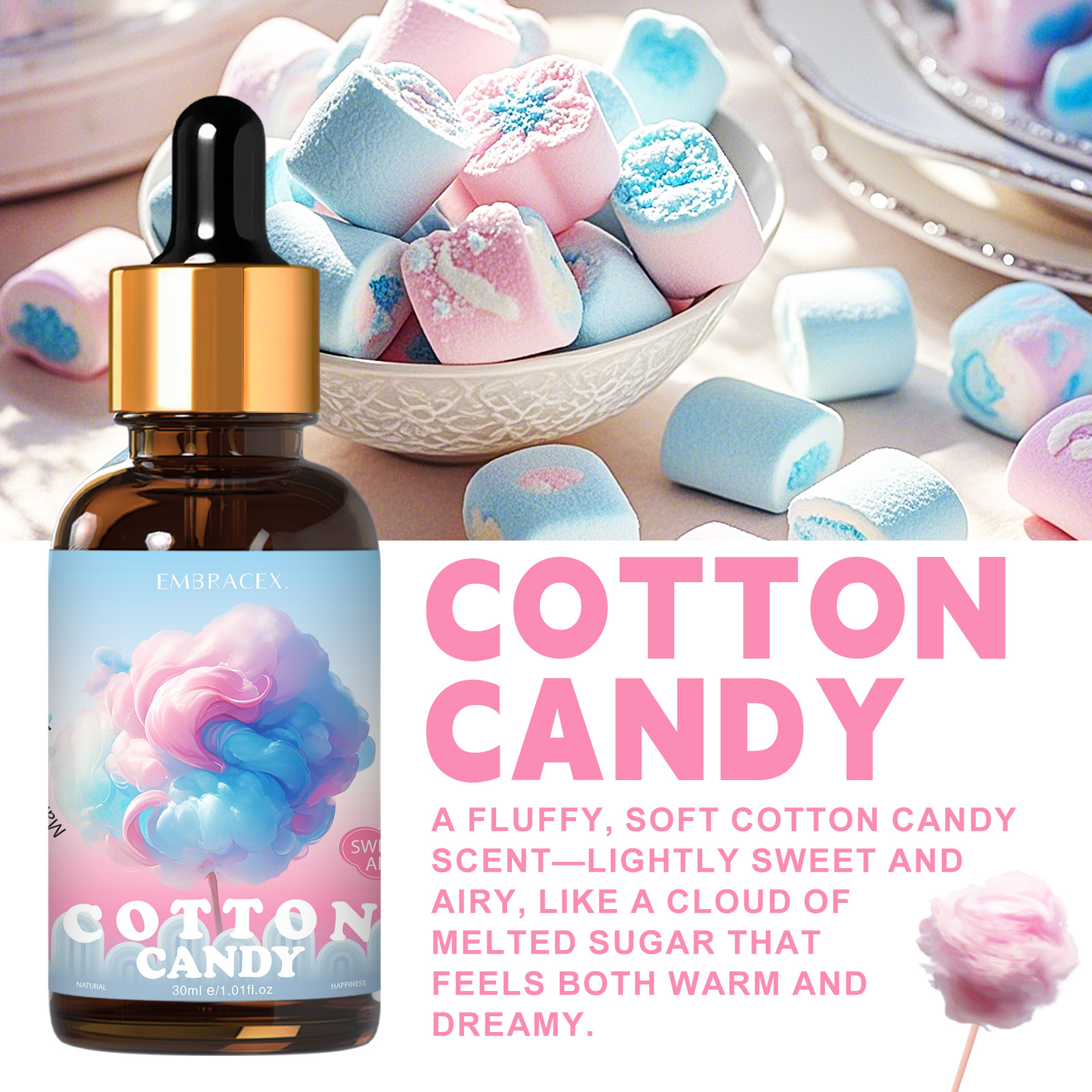 30ml Cotton Candy Essential Oi - Candle Supplies Essential Oils reseña y precio
