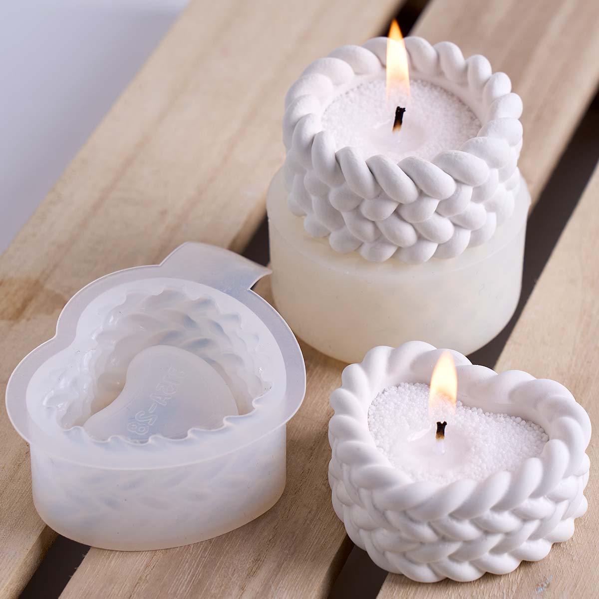 Mini Weaving Shape Candle Jar  - Candle Making Supplies Jars reseña y precio
