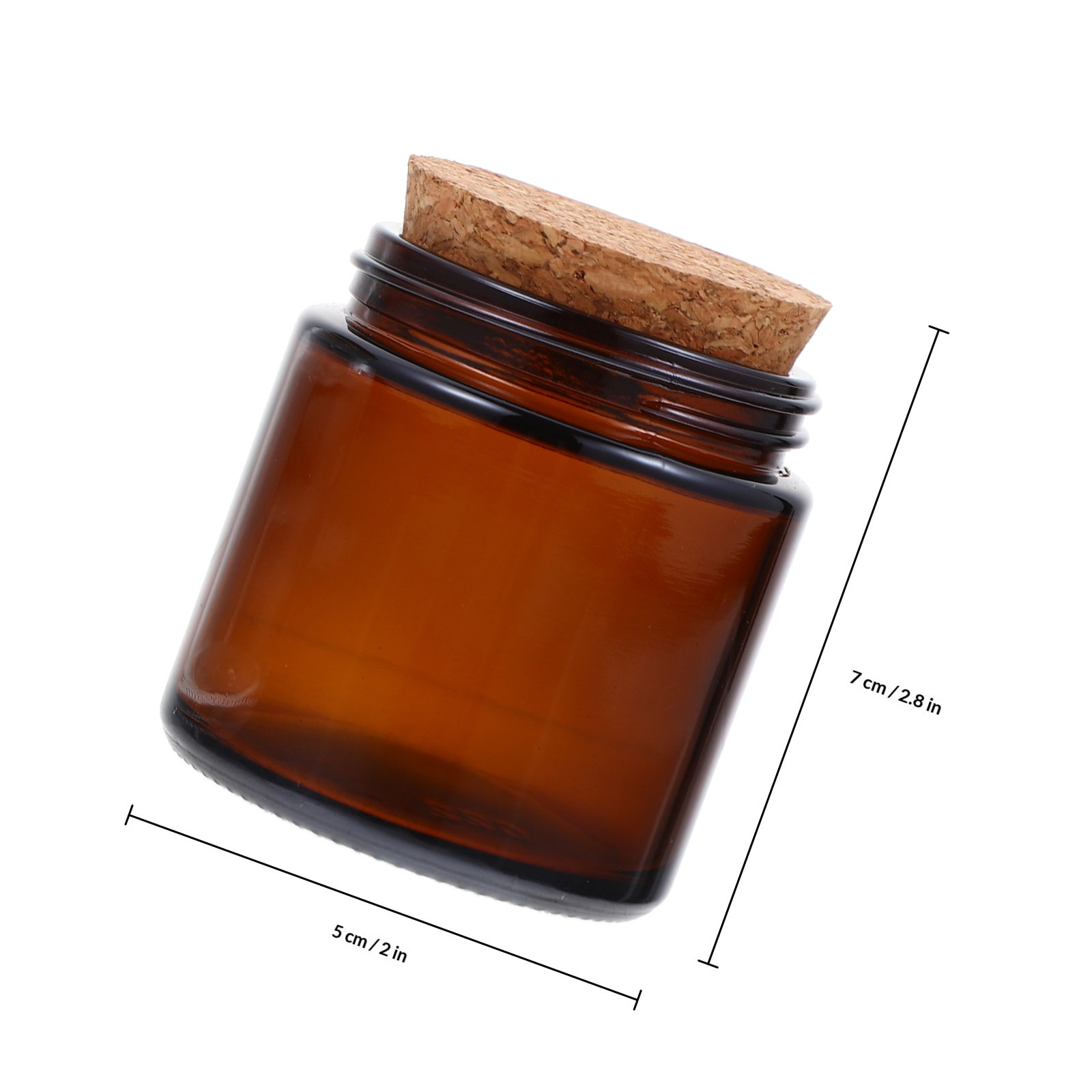 4Pcs Jars with Wooden Lids Gla - Candle Making Supplies Jars reseña y precio