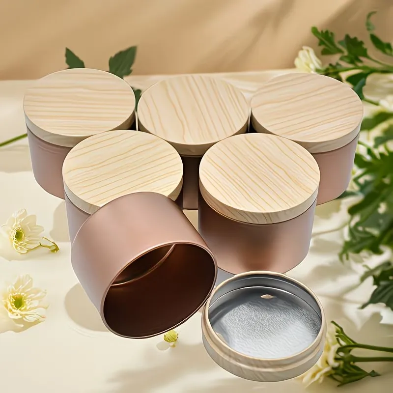 Rose Golden Metal Candle Jars  - Candle Making Supplies Jars reseña y precio