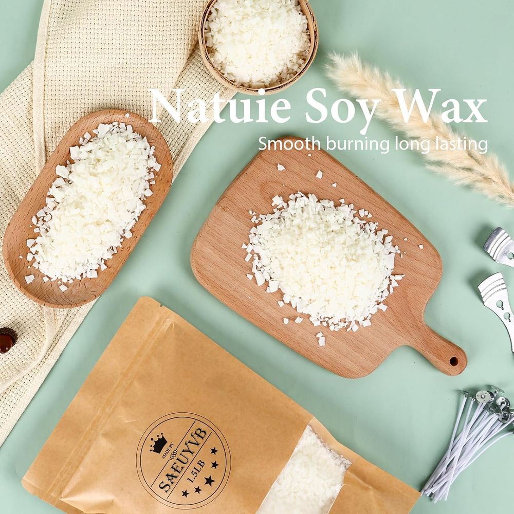 DIY Soy Candle Making Kit - Su - Candle Making Supplies Jars reseña y precio