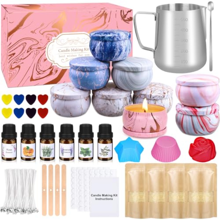 Candle Making Kits for Adults, - Candle Making Supplies Jars reseña y precio