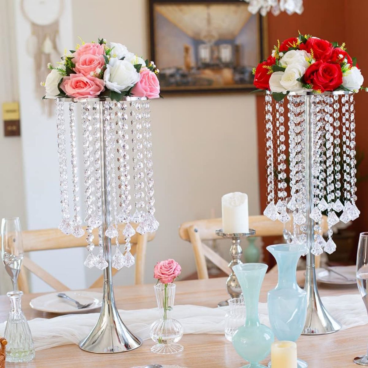 2/10pcs Luxury Crystal Flower  - Candle Supplies Luxury reseña y precio