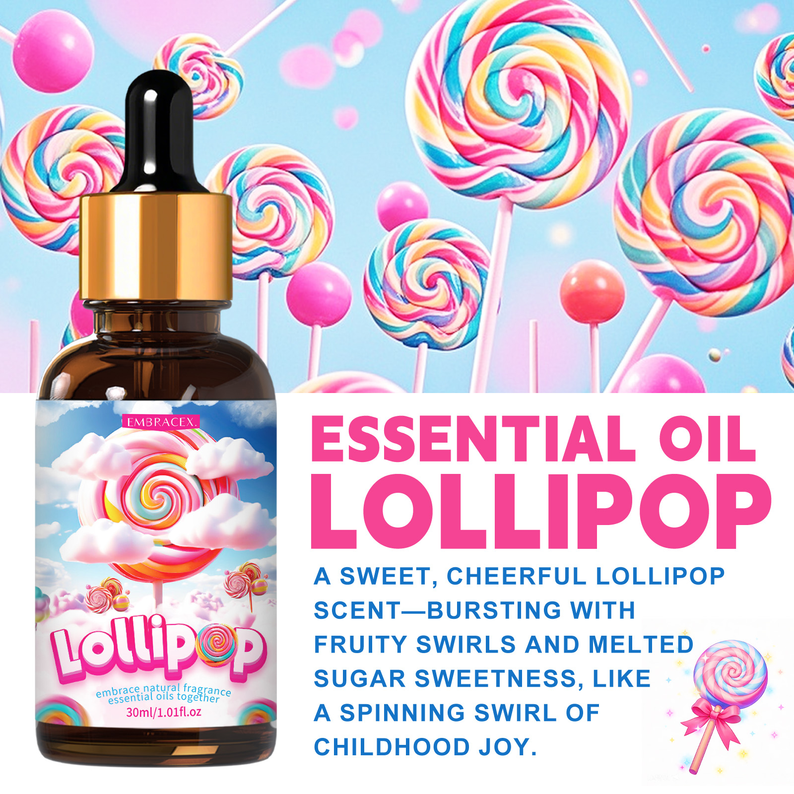 30ml  Lollipop Essential Oils  - Candle Supplies Essential Oils reseña y precio