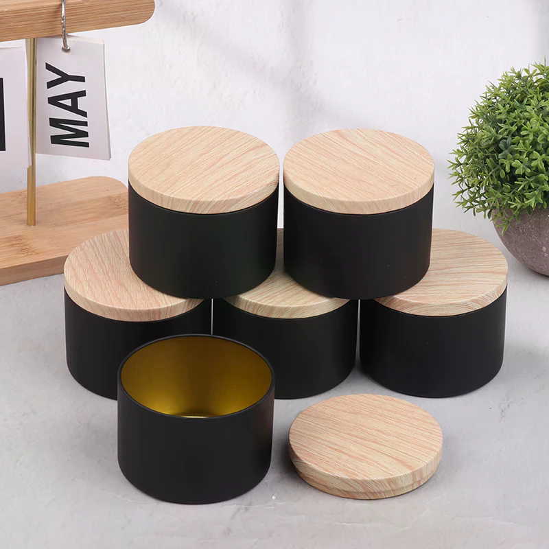 6Pcs Candle Tinplate With Lids - Candle Making Supplies Jars reseña y precio