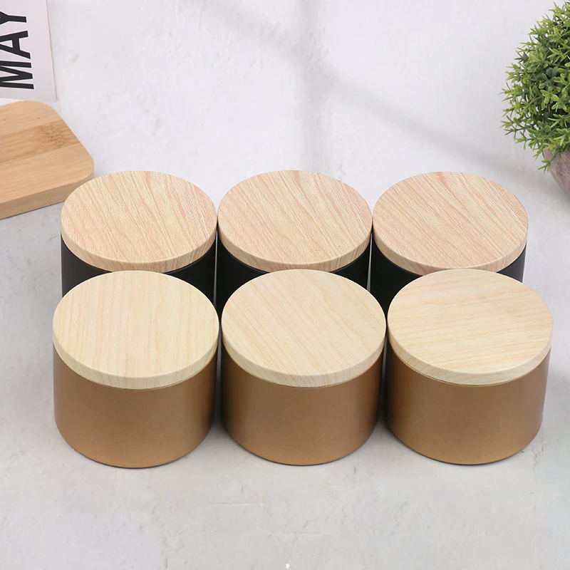 6Pcs Candle Tinplate With Lids - Candle Making Supplies Jars reseña y precio