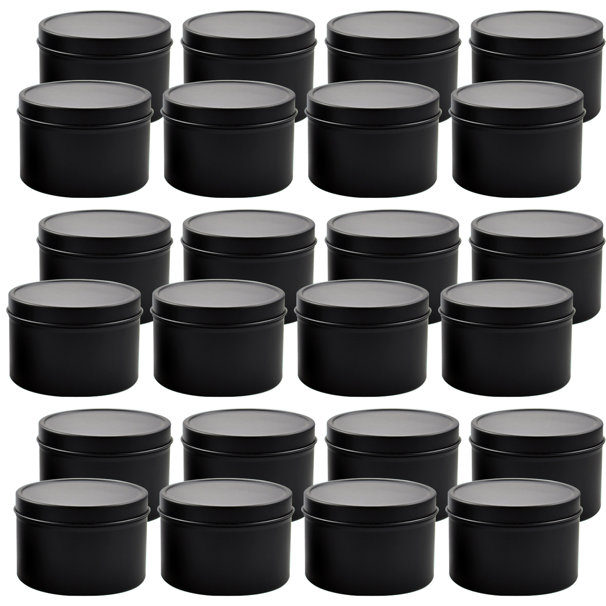 4oz/ 8oz Candle tins with lids - Candle Making Supplies Jars reseña y precio