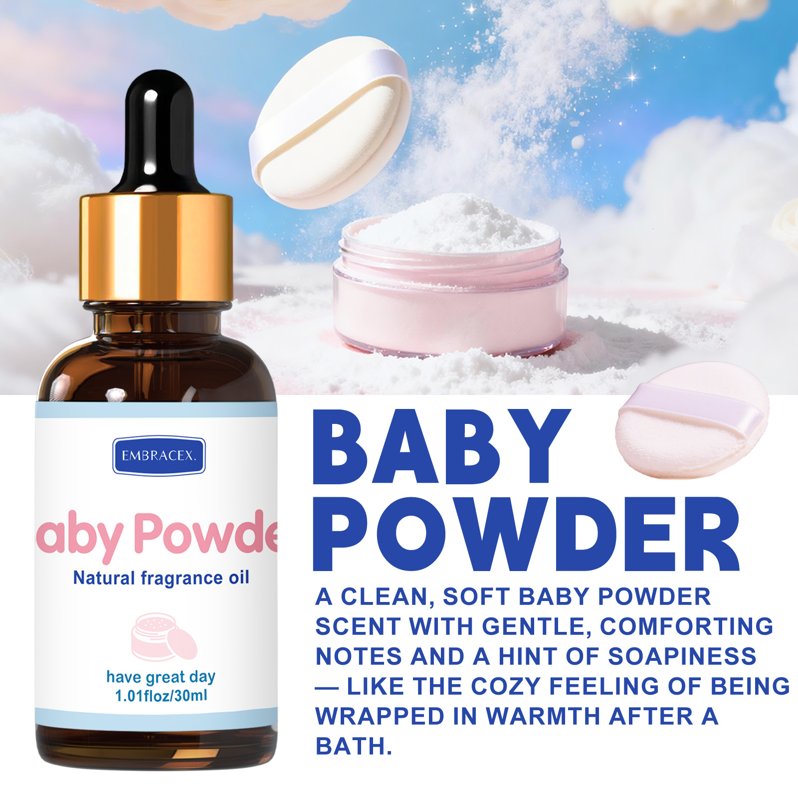 30ml Baby Powder Essential Oil - Candle Supplies Essential Oils reseña y precio