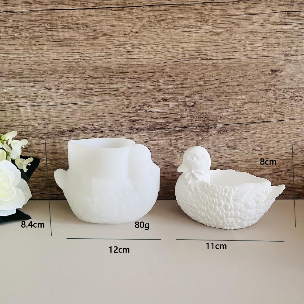 Beautiful Plaster Duck Storage - Candle Making Supplies Jars reseña y precio