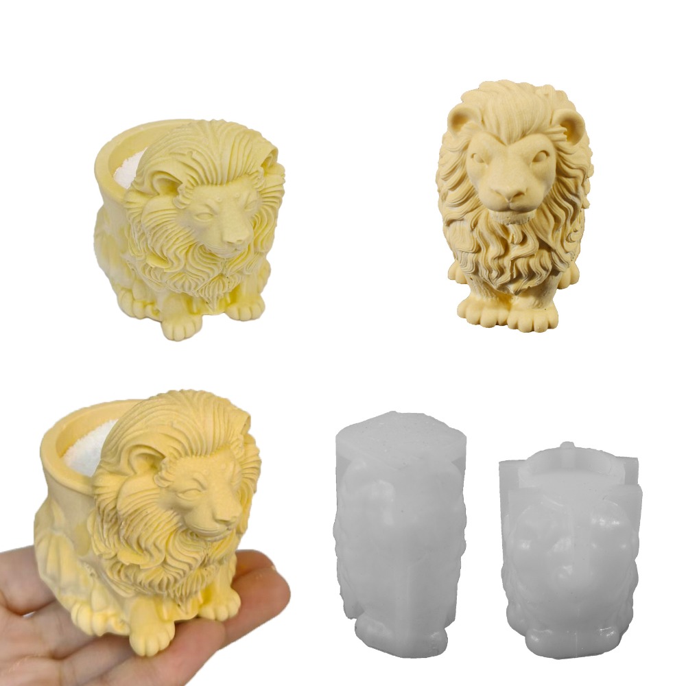 Lion Pot Silicone Molds Handma - Candle Vessel Supplies reseña y precio