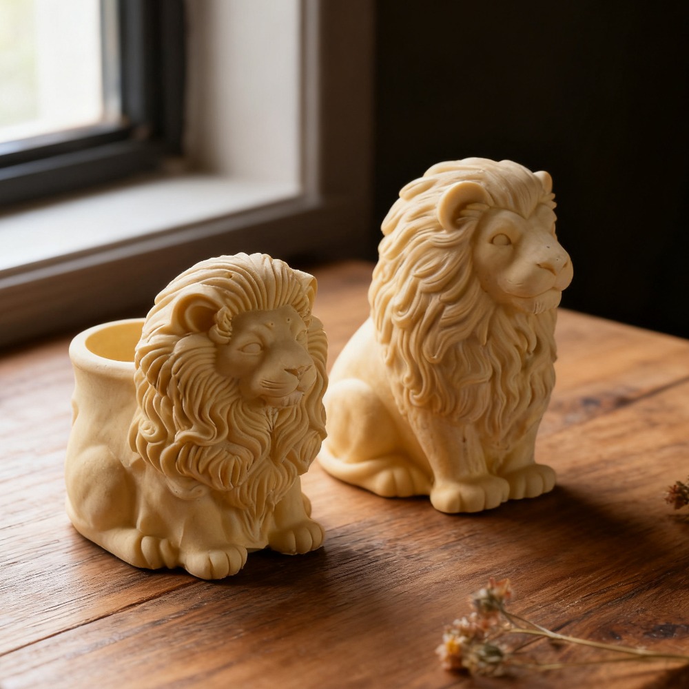 Lion Pot Silicone Molds Handma - Candle Vessel Supplies reseña y precio