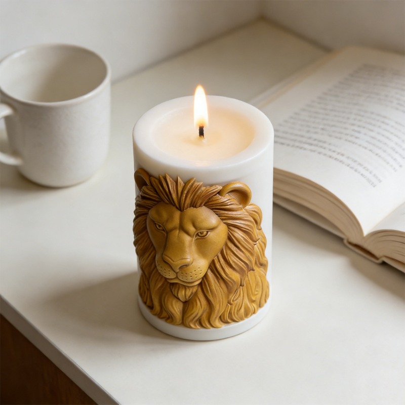 Animals Lion Candle Molds Sili - Candle Supplies Luxury reseña y precio