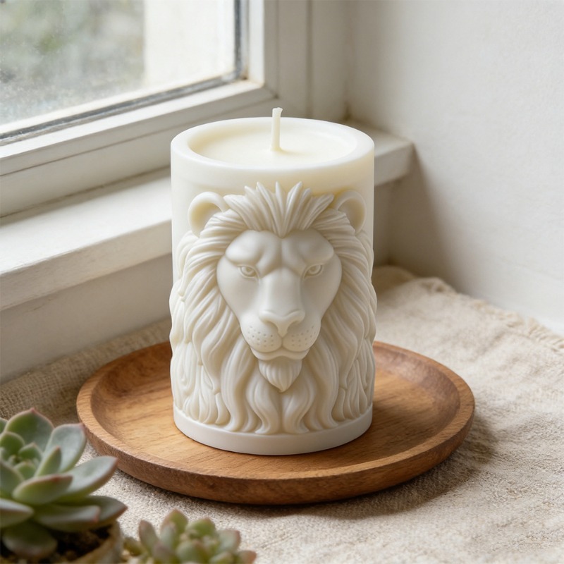 Animals Lion Candle Molds Sili - Candle Supplies Luxury reseña y precio
