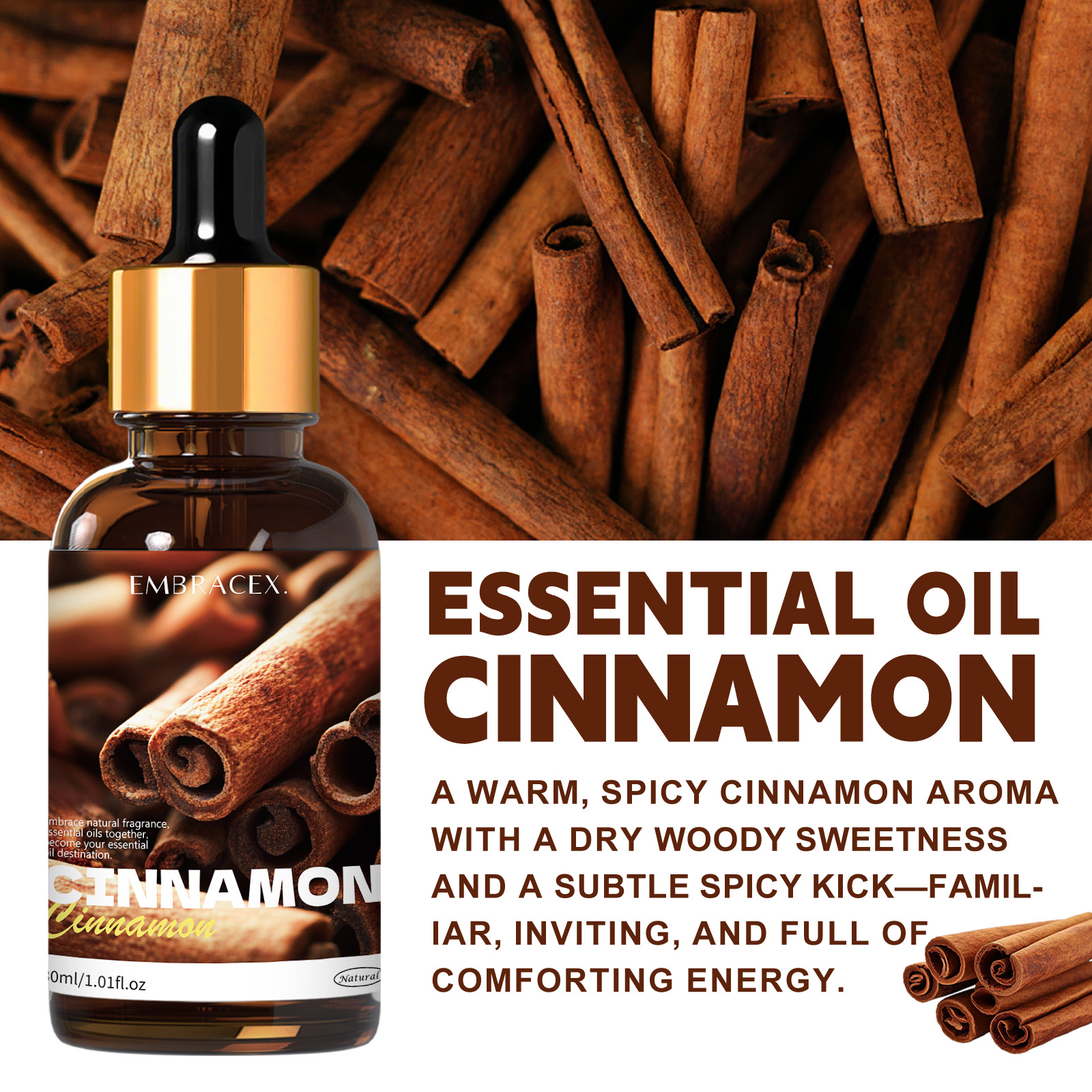 30ml Cinnamon Plant Essential  - Candle Supplies Essential Oils reseña y precio