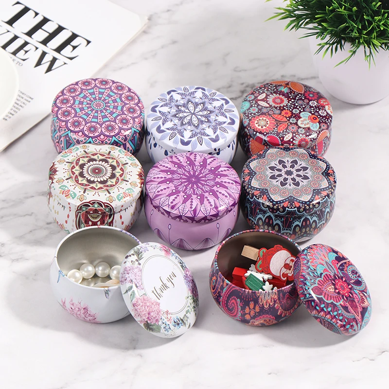 1PC 12Styles Empty Tinplate Bo - Candle Supplies Essential Oils reseña y precio