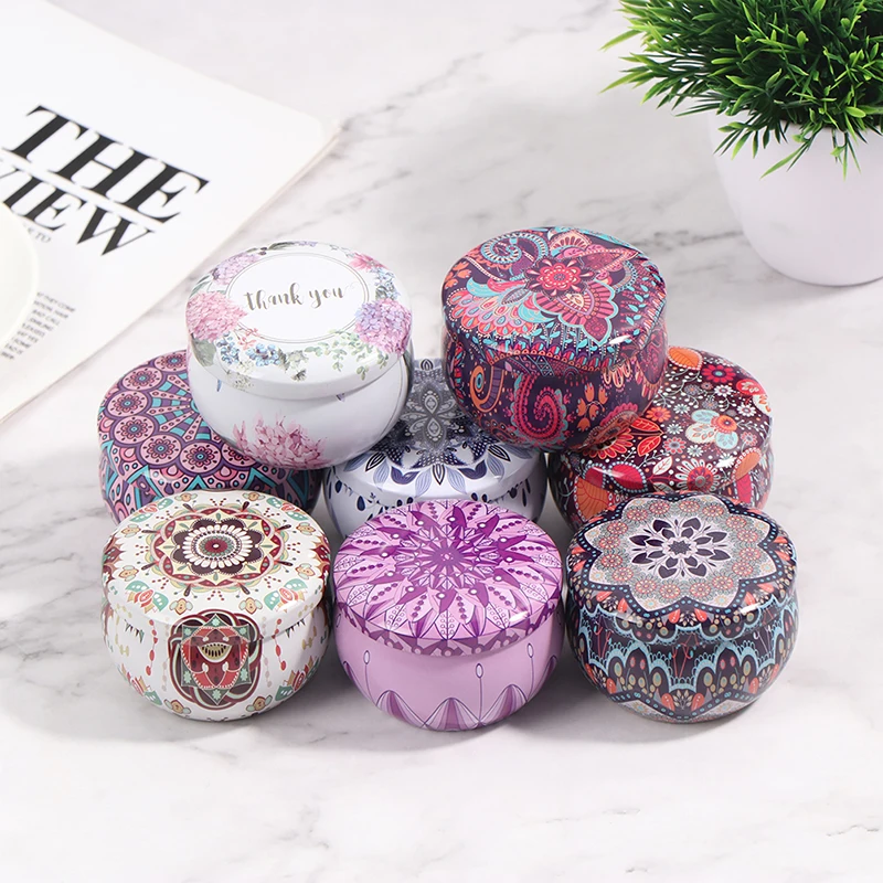 1PC 12Styles Empty Tinplate Bo - Candle Supplies Essential Oils reseña y precio