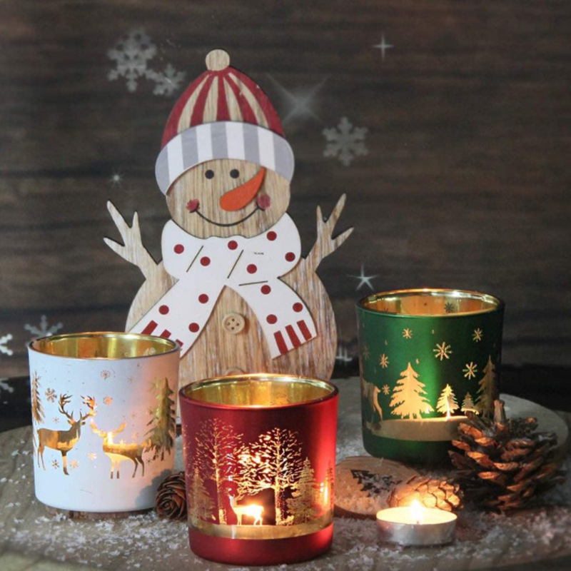 Christmas Glass Vessels for Sc - Candle Vessel Supplies reseña y precio