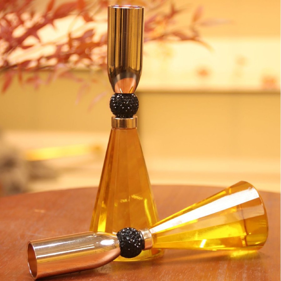 Crystal glass candle holder su - Candle Supplies Luxury reseña y precio