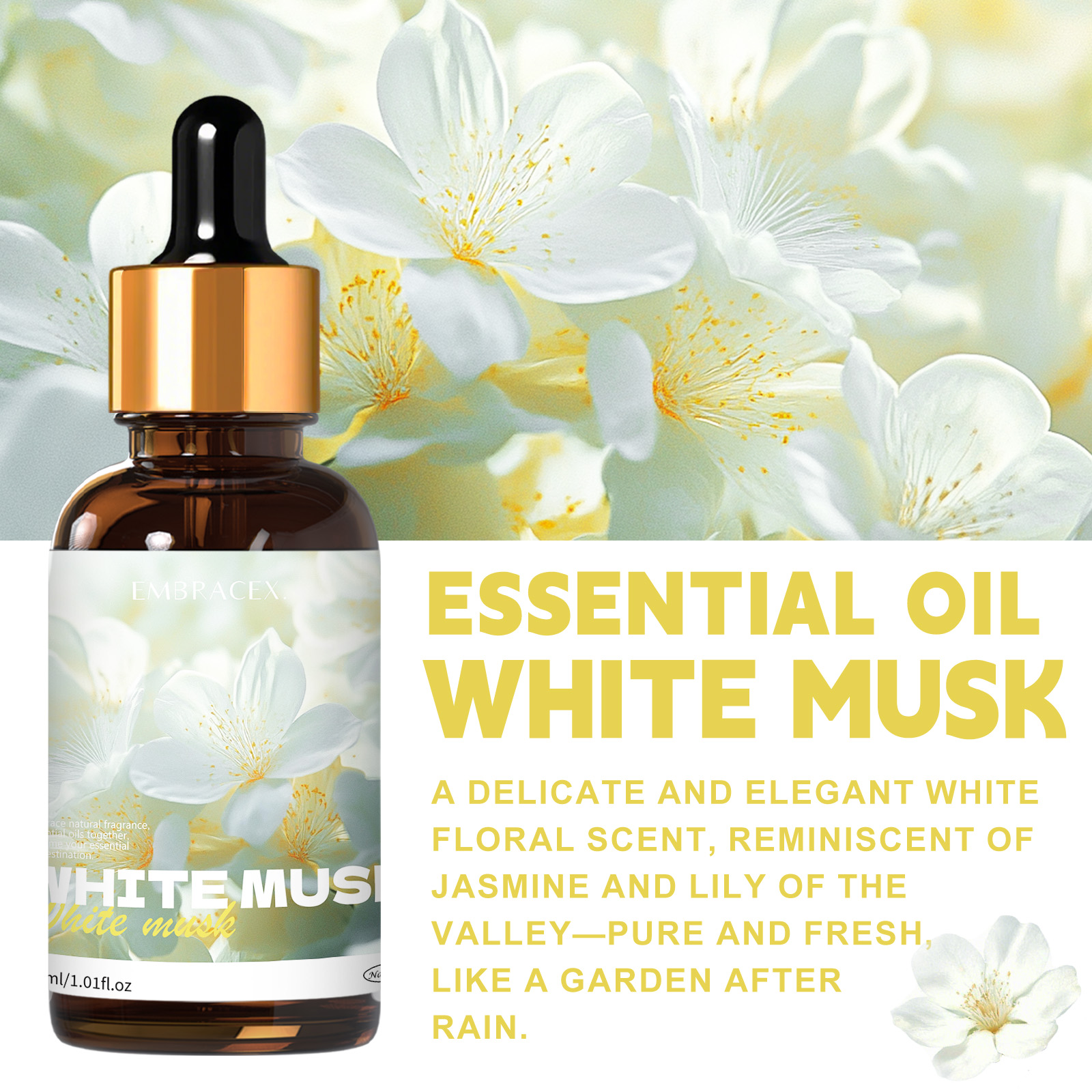 30ml White Musk Essential Oil  - Candle Supplies Essential Oils reseña y precio