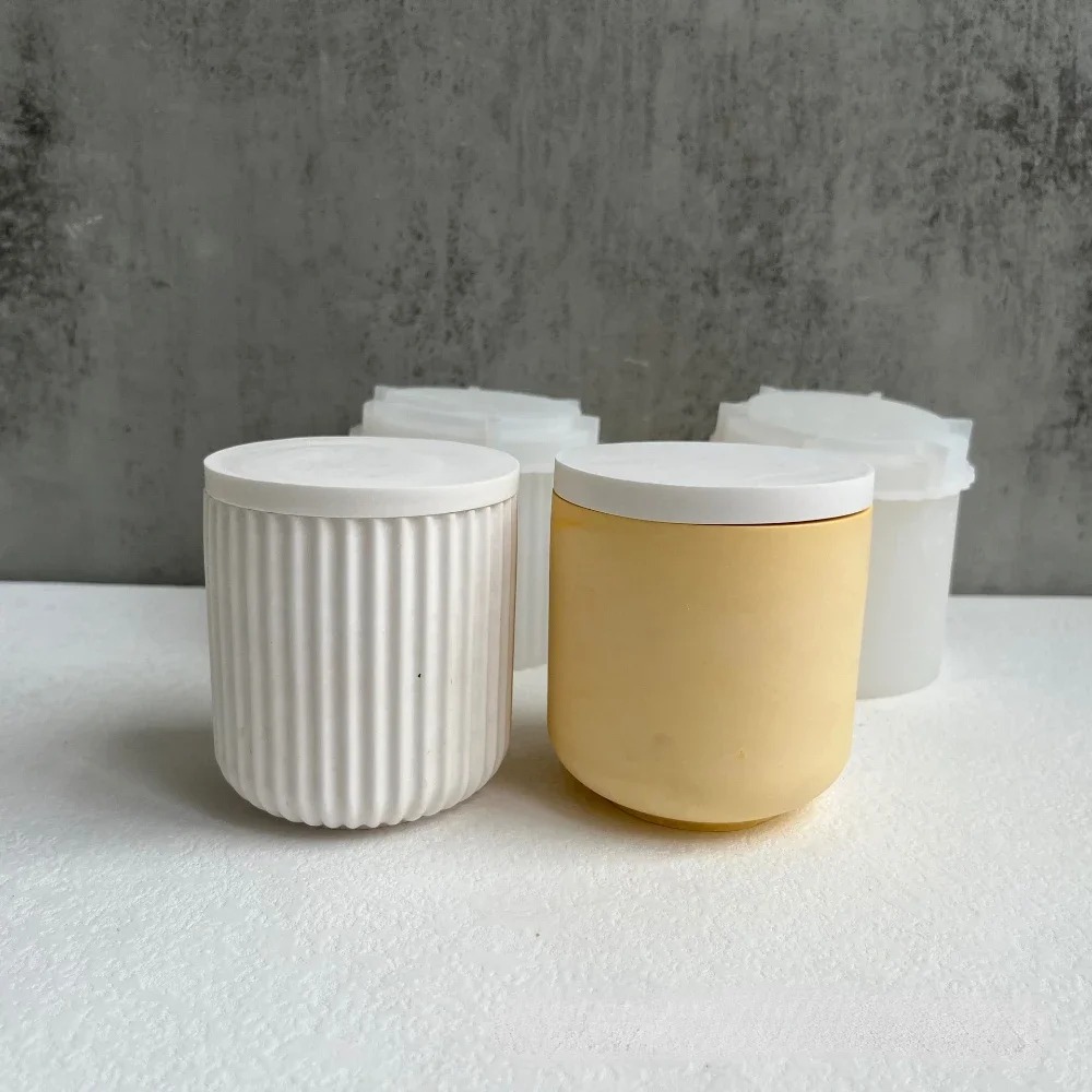 Silicone Mold for Striped Roun - Candle Vessel Supplies reseña y precio