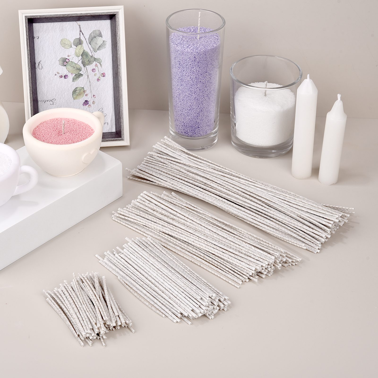 100pcs Wooden Candles Wick Can - Candle Making Supplies Jars reseña y precio