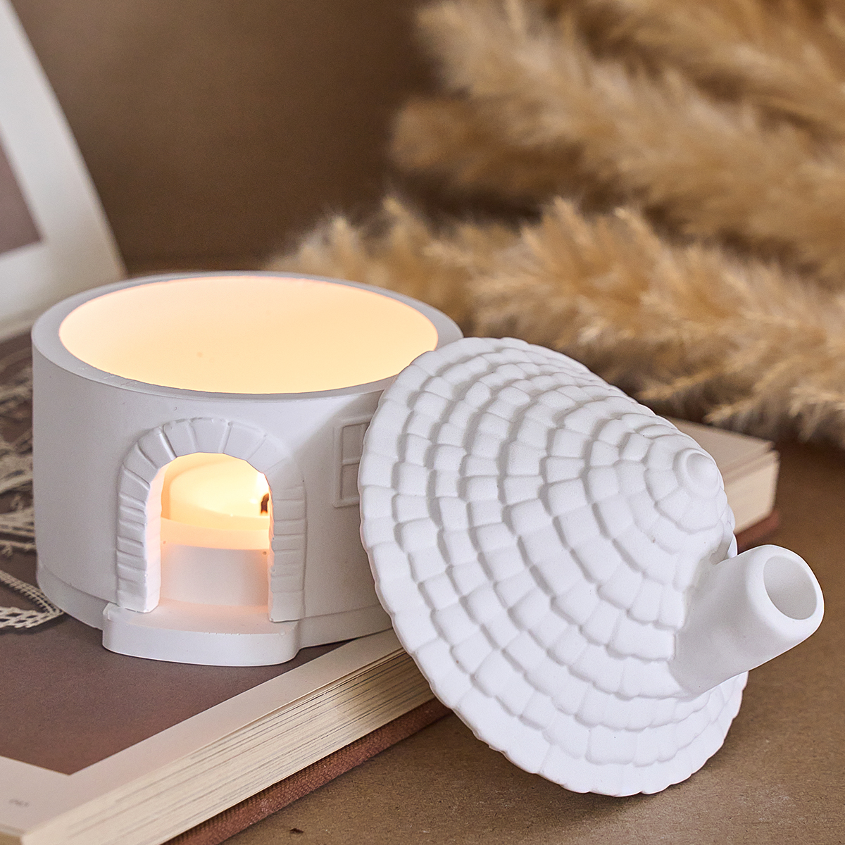 3D House Incense Stove Silicon - Candle Making Supplies Jars reseña y precio